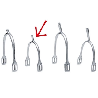 Espuela inglesa SEFTON inox contacto 20mm mujer - Imagen 1